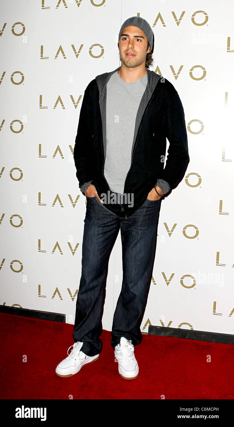 Sasha Vujacic Basketball Champion Sasha Vujacic hosts Lavo for the USA launch of PEAK Sports at The Venetian Resort Casino Las Stock Photo