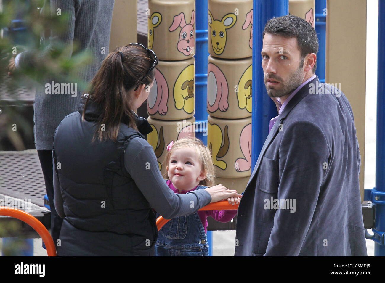 Ben Affleck and Jennifer Garner with their daughter Seraphina Rose