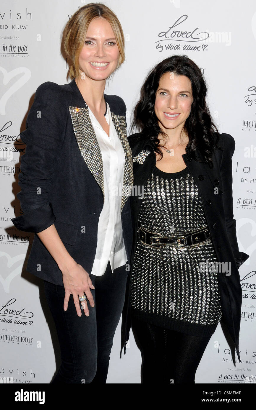 Heidi Klum and Jessica Seinfeld Heidi Klum unveils two new maternity