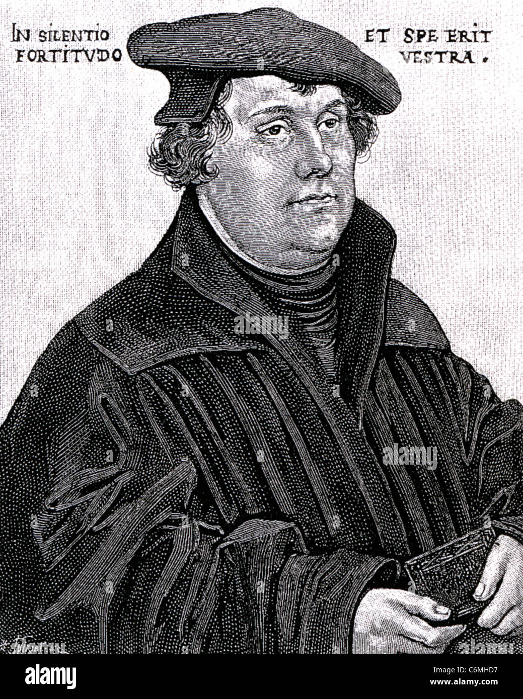 MARTIN LUTHER (1483-1546) German Protestant theologian about 1533 Stock Photo