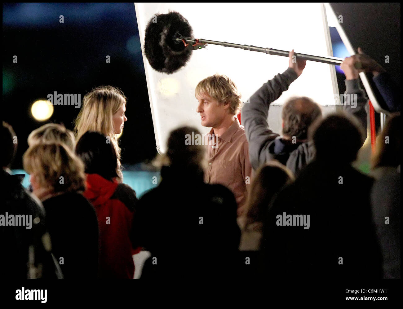 Lea Seydoux and Owen Wilson on the set of the movie 'Midnight in Paris ...
