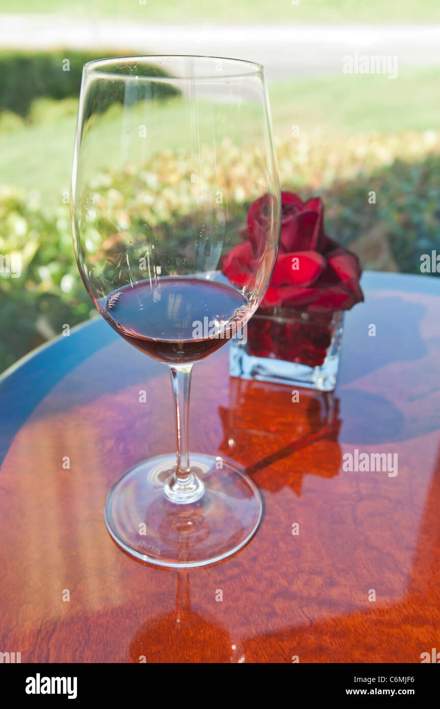 Wine tasting bar using a selfserve system Stock Photo Alamy