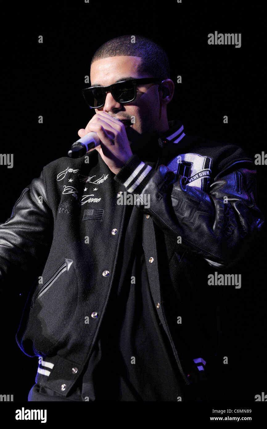 Drake aka Aubrey Drake Graham, performs on stage at the Molson Canadian ...
