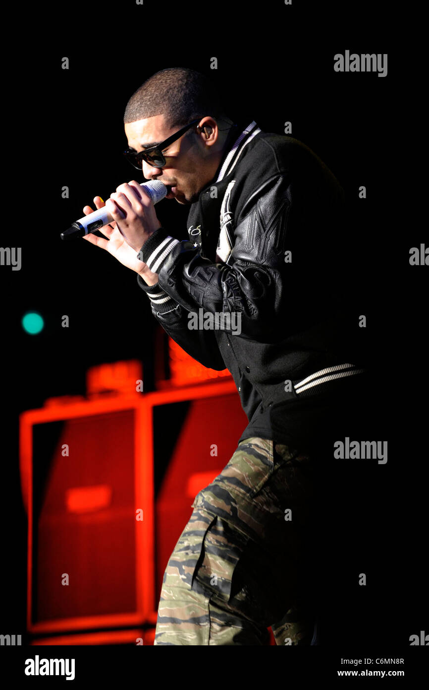 Drake aka Aubrey Drake Graham, performs on stage at the Molson Canadian ...