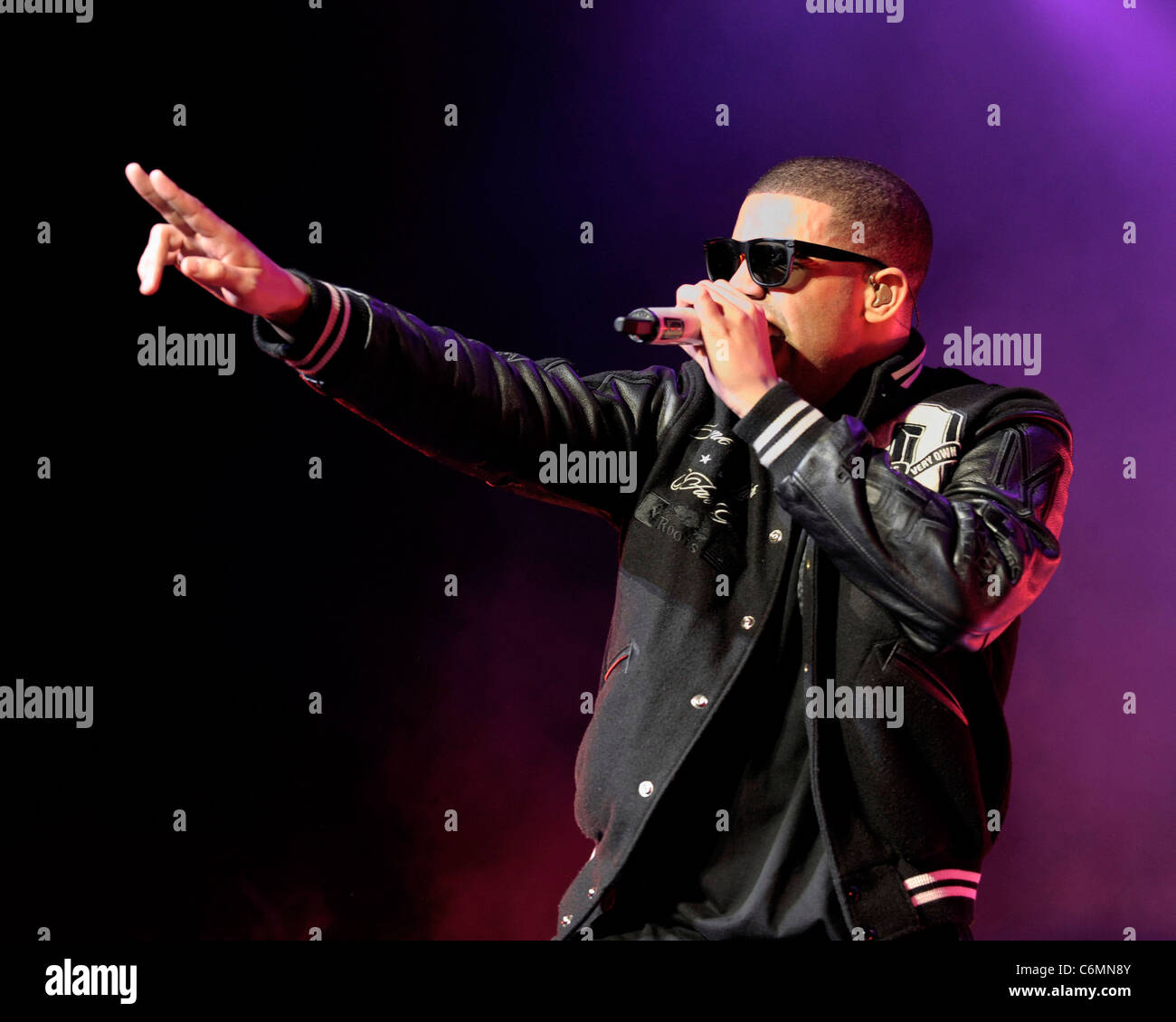 Drake aka Aubrey Drake Graham, performs on stage at the Molson Canadian ...