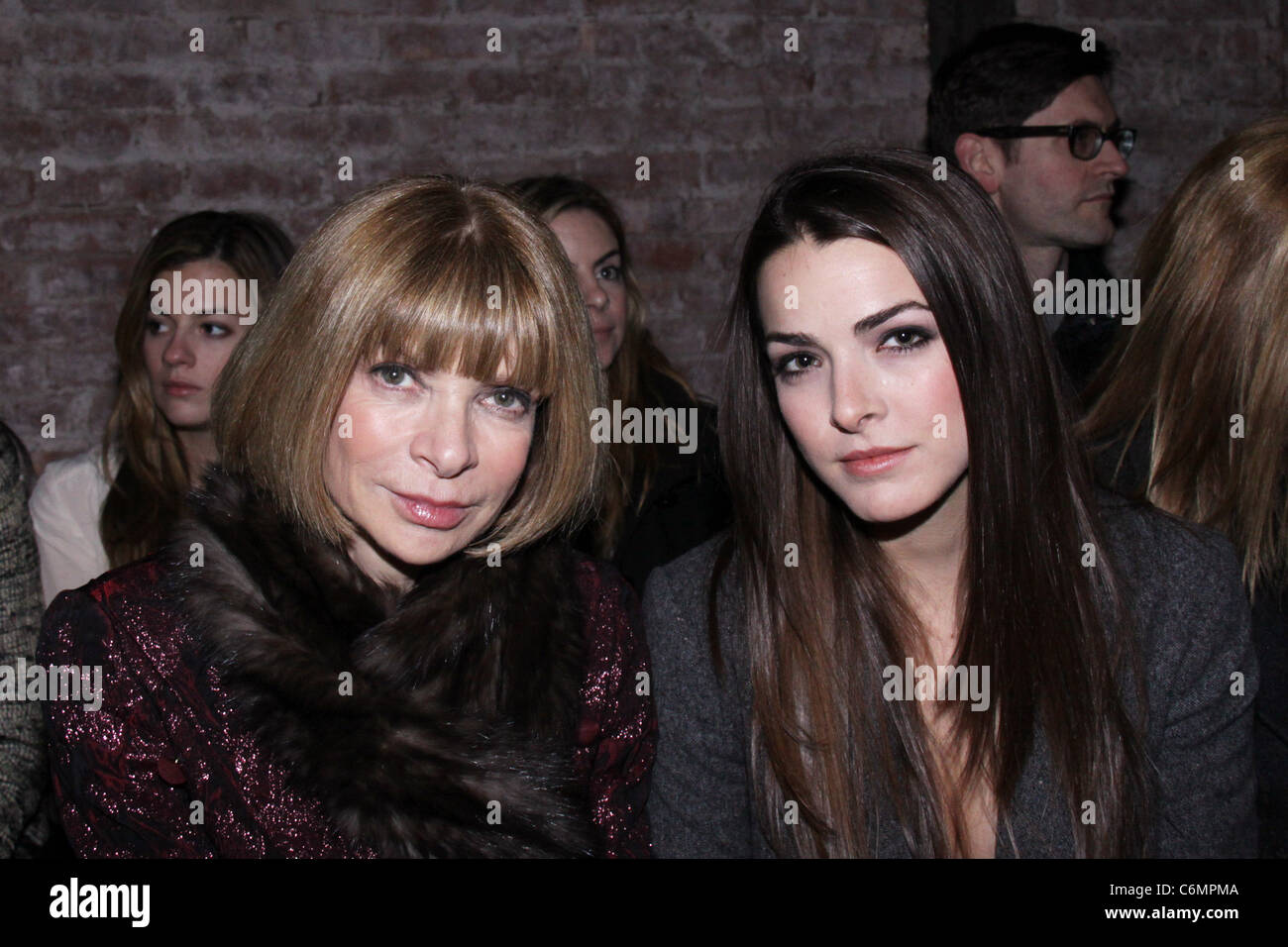 Anna Wintour and her daughter Bee Shaffer Mercedes-Benz IMG New York