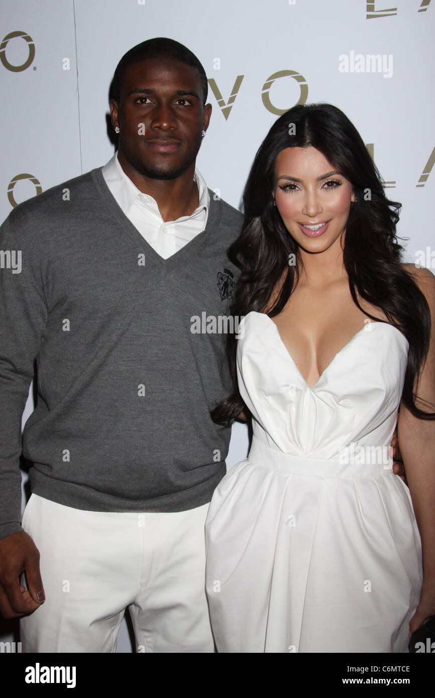 Reggie Bush and Kim Kardashian Kim Kardashian hosts The Queen of Hearts