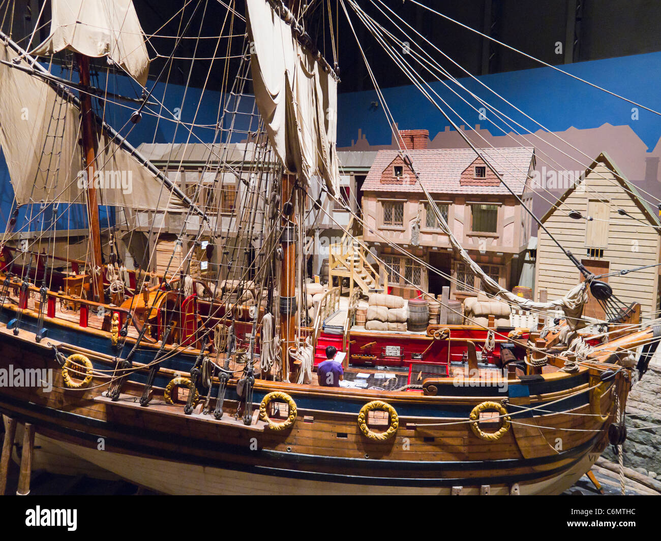 Replica of the Nonsuch, which sailed into Hudson Bay in 1668-1669 in ...