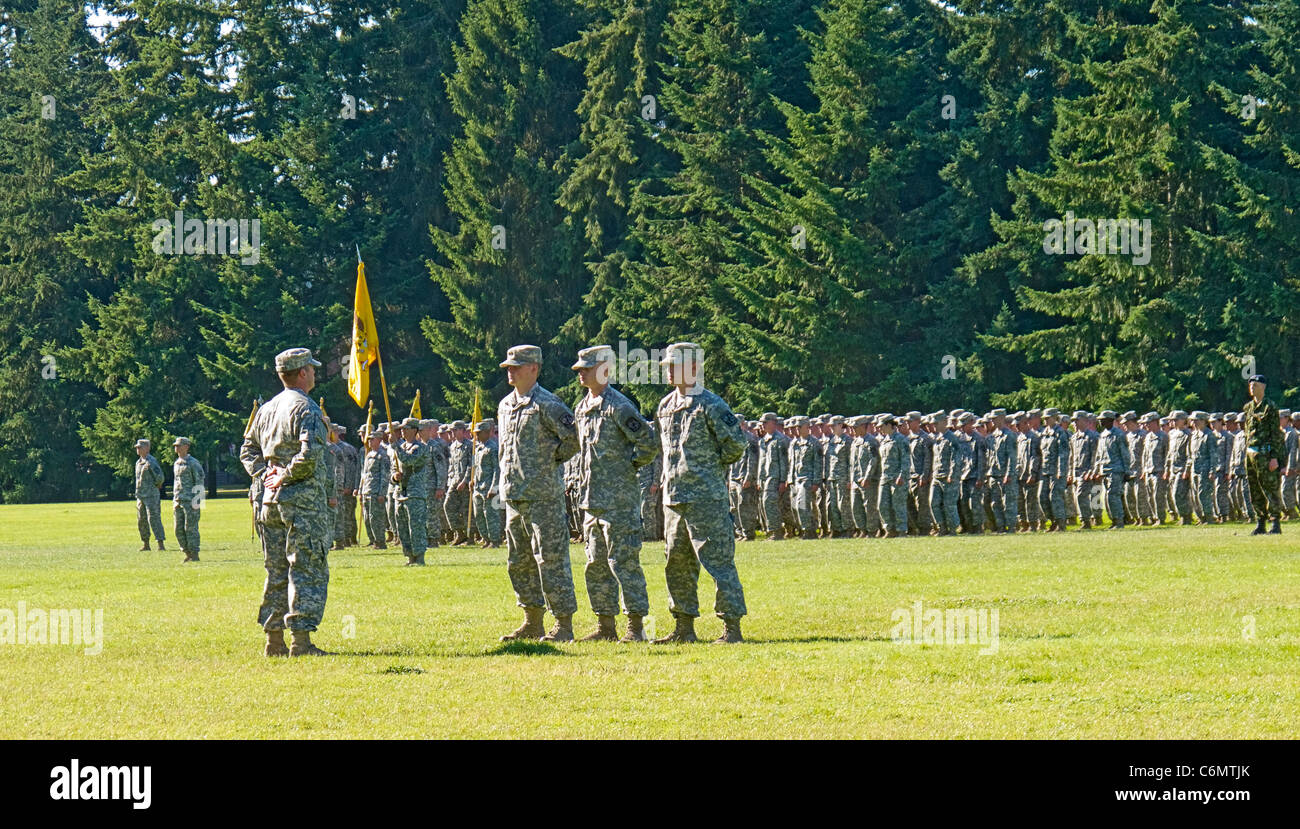 Commissioning ceremony for Army ROTC cadets at Joint Base LewisMcChord