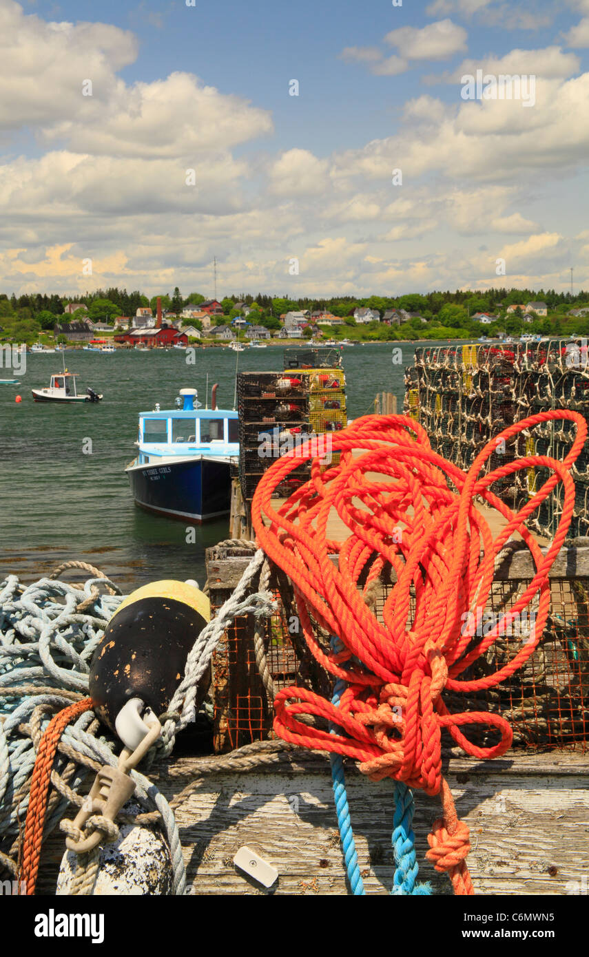 Harbor, Beals, Maine, USA Stock Photo Alamy
