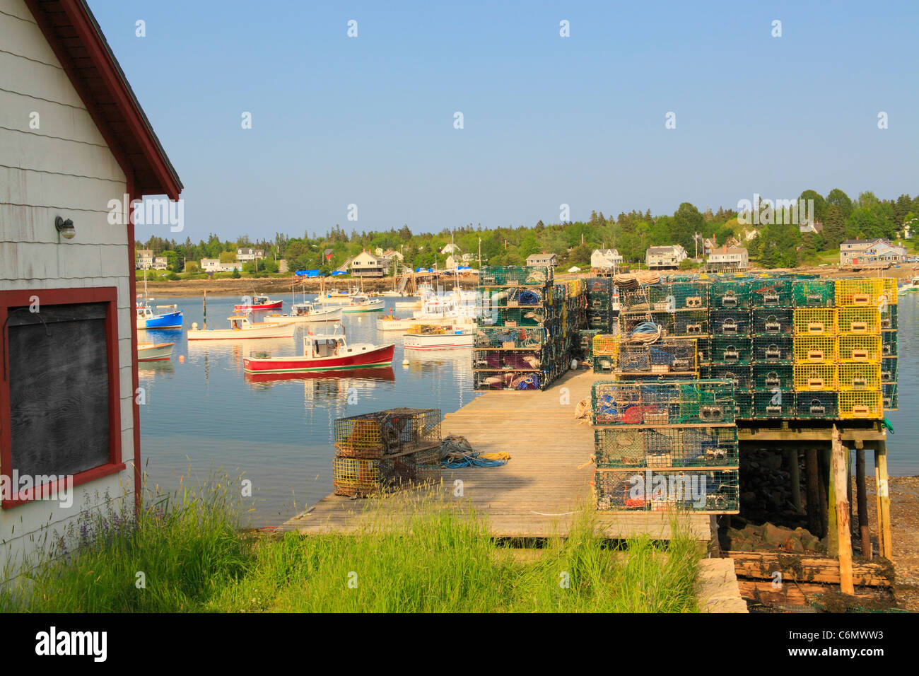 Bernard Harbor, Bernard, Mount Desert, Maine, USA Stock Photo Alamy