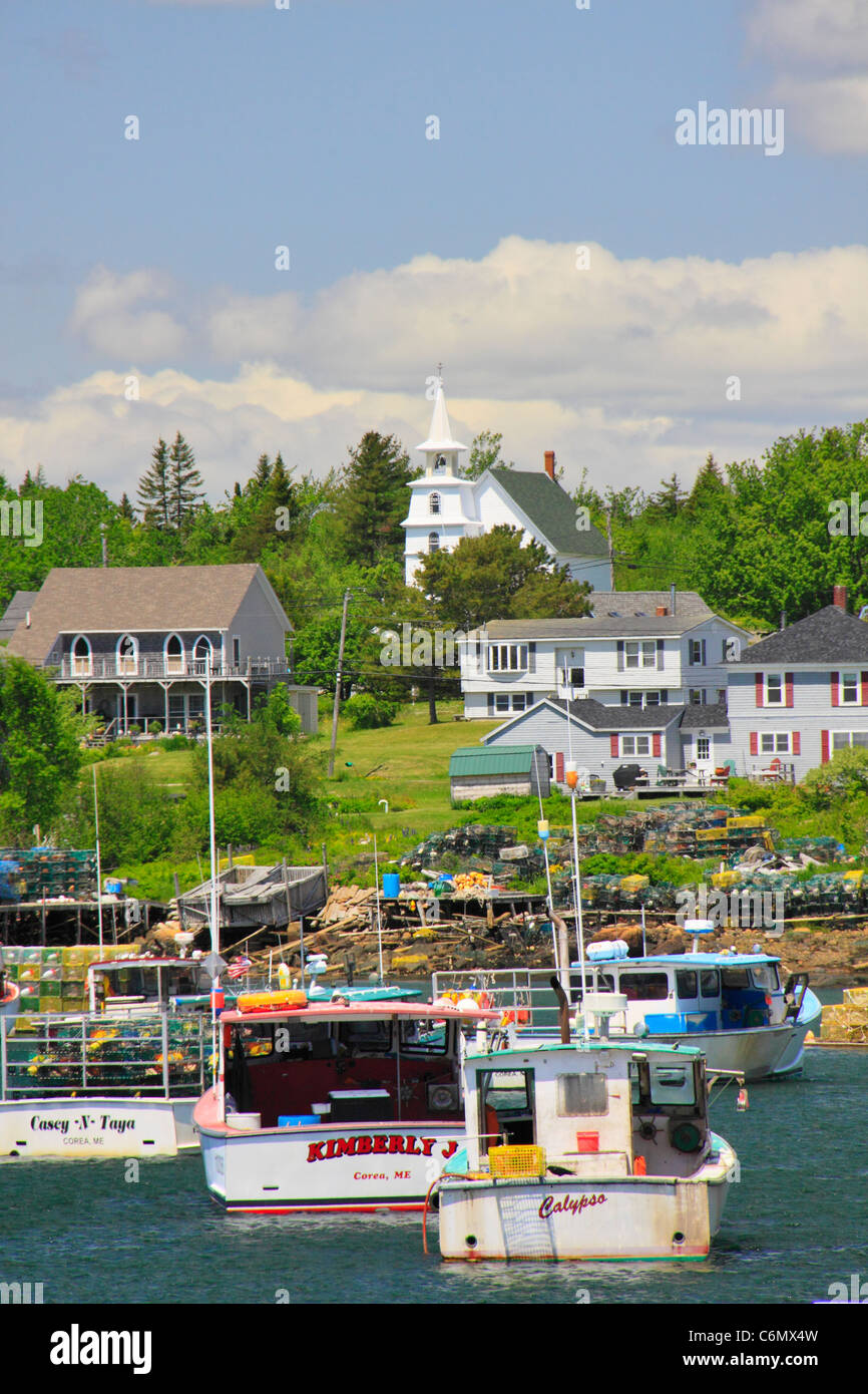 Corea harbor maine village hires stock photography and images Alamy