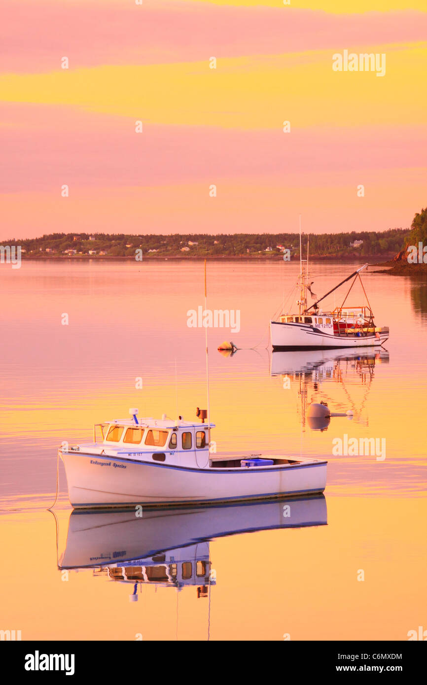 Harbor, Lubec, Maine, USA Stock Photo Alamy