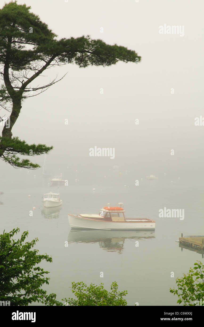 Northeast Harbor, Mount Desert Island, Maine, USA Stock Photo