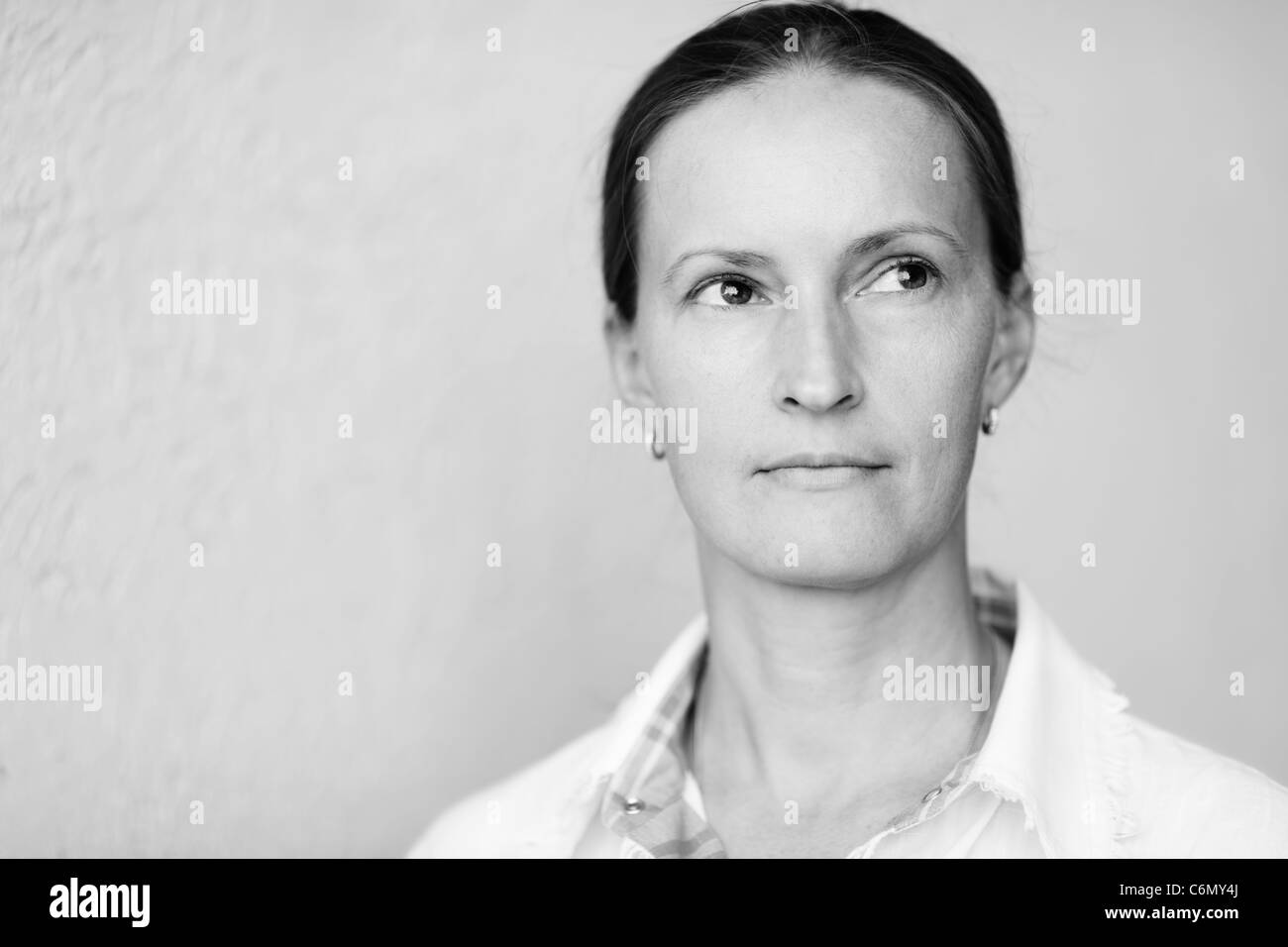 Real middle age Black and White Stock Photos & Images - Alamy