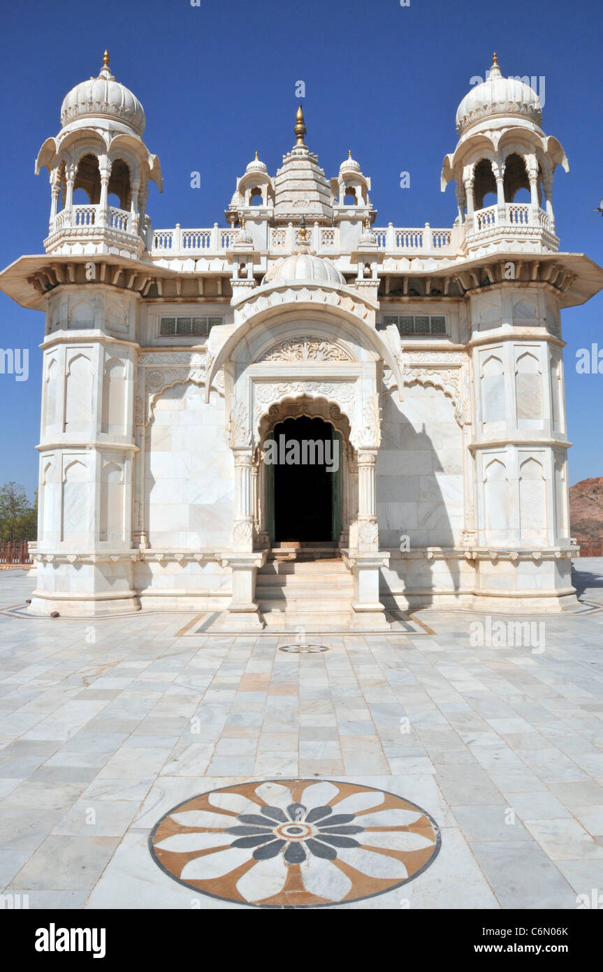 Jaswant Thada memorial cenotaph Jodhpur Rajasthan India Stock Photo