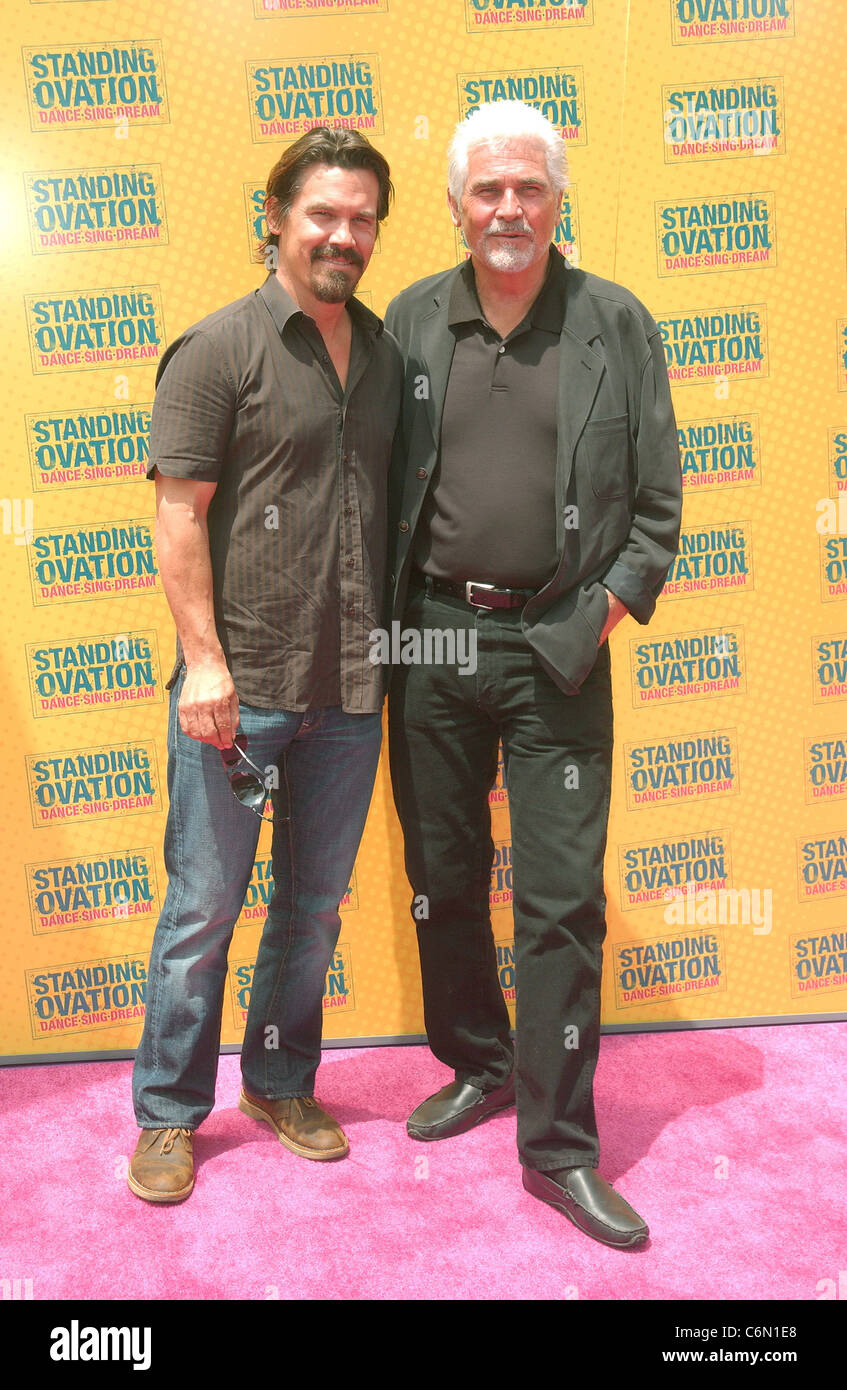 Josh Brolin and James Brolin Los Angeles Premiere Of 'Standing Ovation' at Universal CityWalk - Arrivals Universal City, Stock Photo