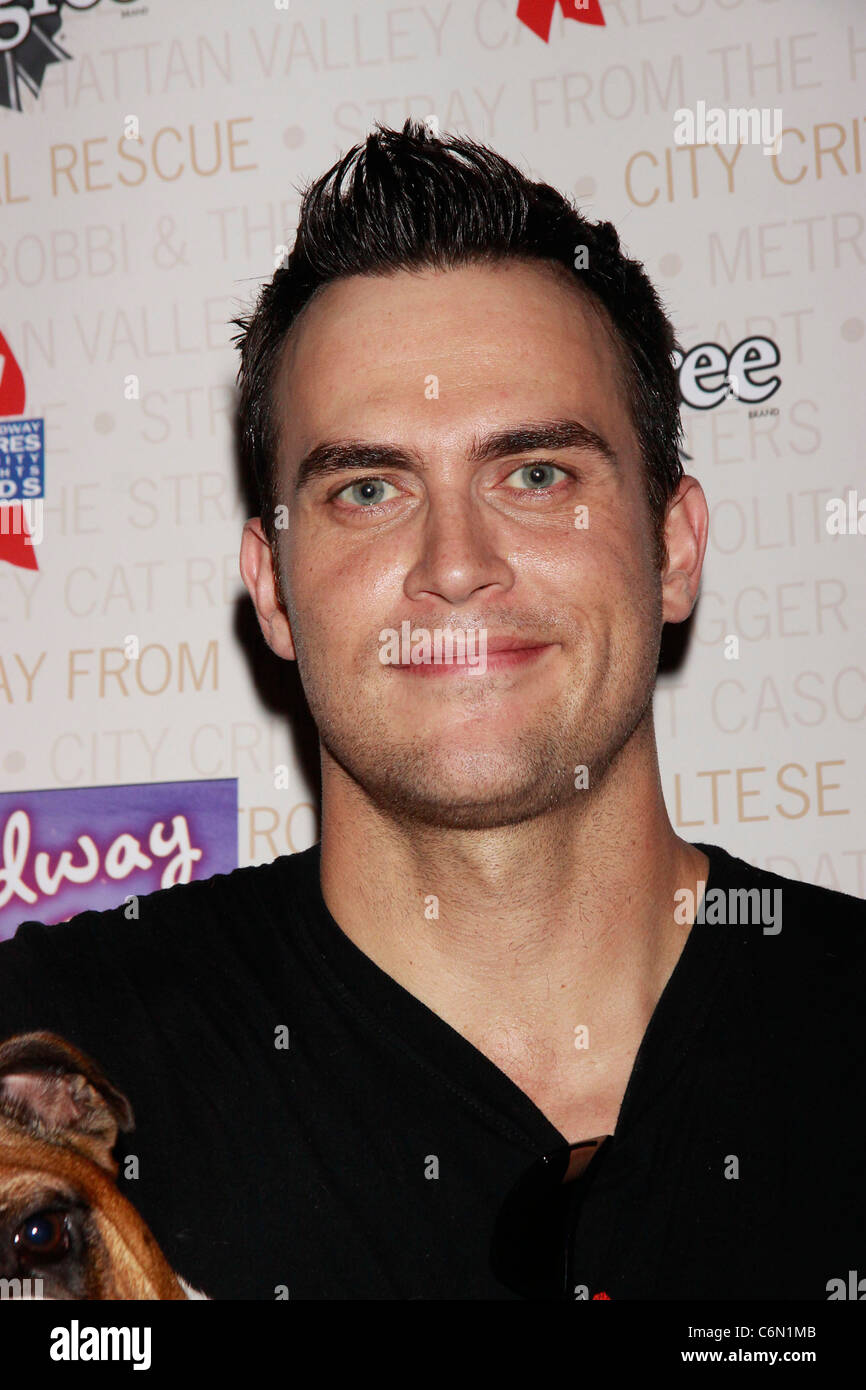 Cheyenne Jackson Broadway Barks The 12th Annual Dog and Cat Adopta