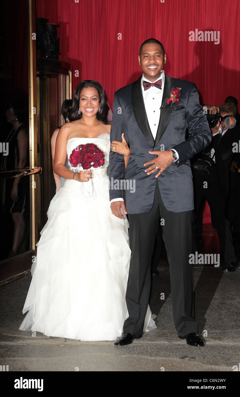 Lala Anthony And Carmelo Wedding Carmelo Anthony #39 s Wife La La Hits
