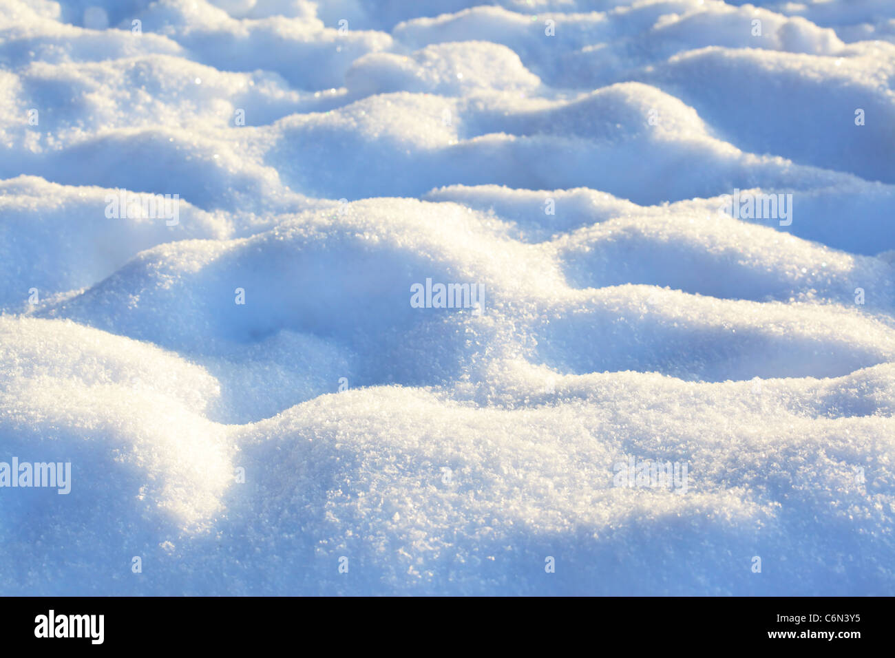 Snow, may be used as background Stock Photo