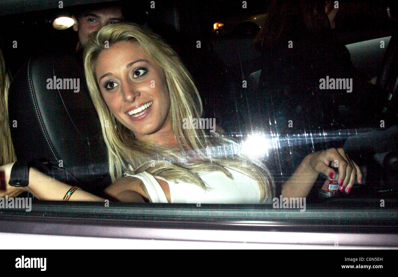 Vienna Girardi leaving My Studio nightclub Hollywood, California - 11.07.10 KOKOPIX Stock Photo