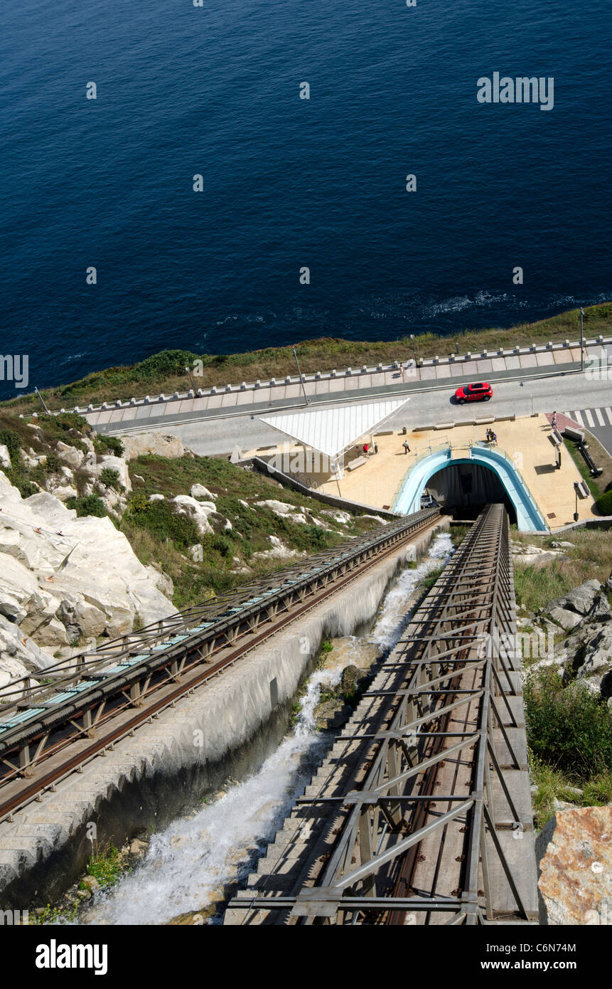 San Pedro panoramic elevator Coruna, Galicia Spain Stock Photo Alamy