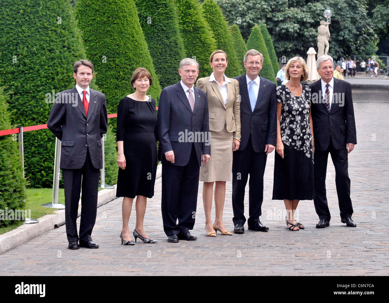 New German President Christian Wulff and his wife, First Lady Bettina ...