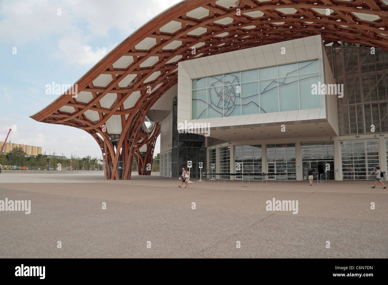 The Centre Pompidou Metz, a museum of modern and contemporary arts in Metz, Lorraine, France. Stock Photo