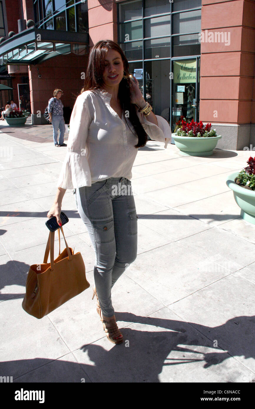 Sofia Vergara leaving a medical building in Beverly Hills Los Angeles