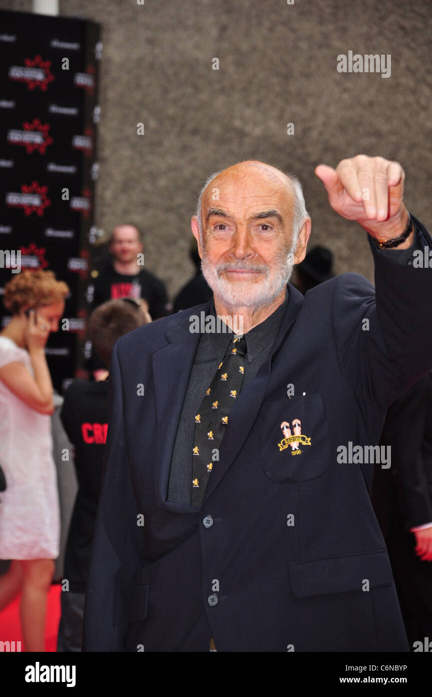 Sir Sean Connery Edinburgh International Film Festival - 'The Illusionist' - World Premiere Edinburgh, Scotland - 16.06.10 Stock Photo