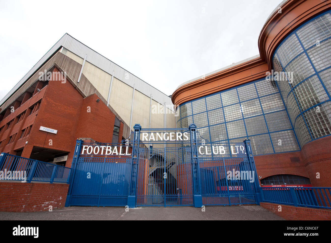 Rangers Football Club, Ibrox, Glasgow. Photo:Jeff Gilbert Stock Photo