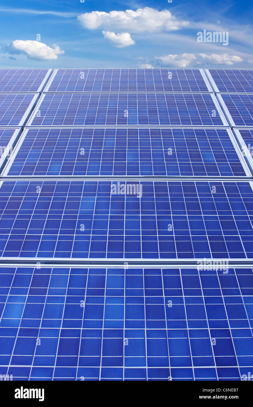 Electric power solar panels hi-res stock photography and images - Alamy