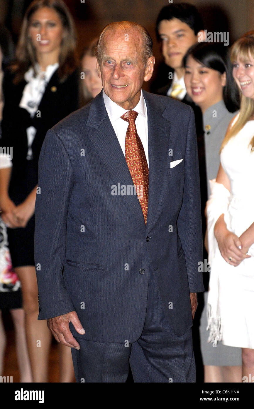 Prince Philip, Duke of Edinburgh attending the Duke of Edinburgh Awards ceremony held at the Royal York Hotel. Toronto, Canada Stock Photo