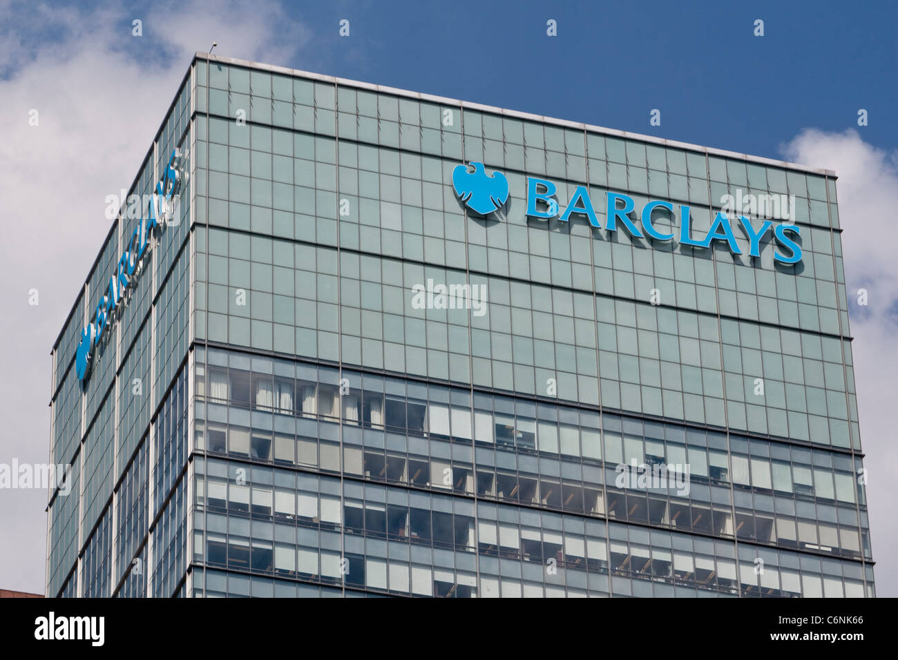 Barclays offices is pictured in the New York City borough of Manhattan, NY, Tuesday August 2, 2011. Stock Photo