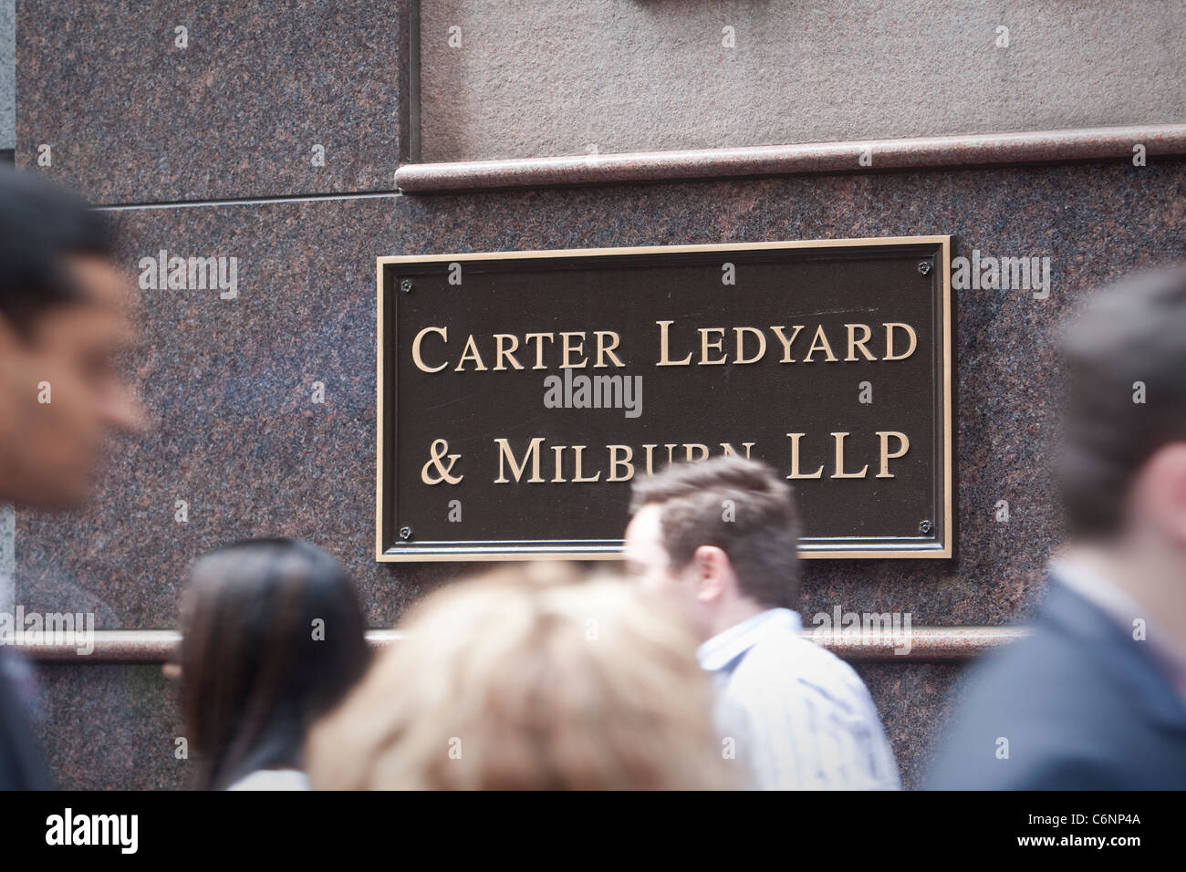 Carter Ledyard & Milburn LLP office is pictured at two Wall Street in
