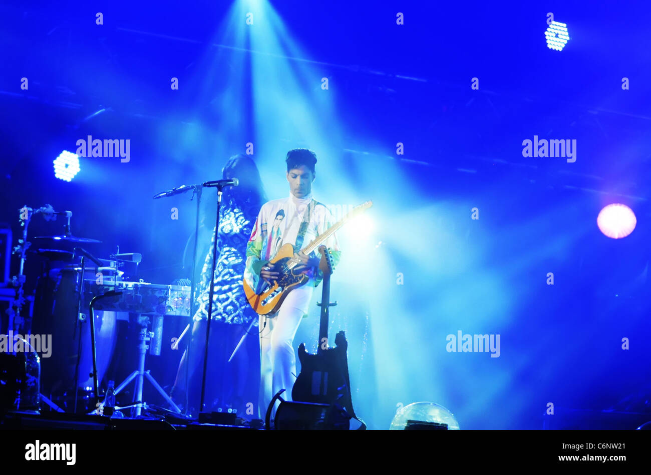 Prince In 2010 Prince performs live at the Roskilde Festival 2010 Roskilde, Denmark ...
