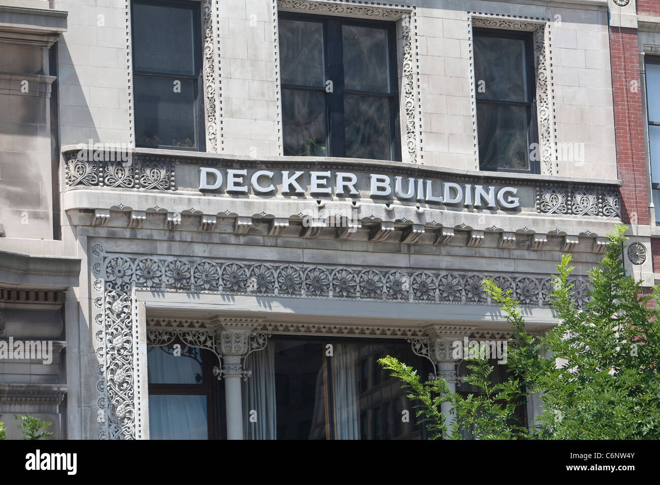 The Decker building is pictured in the New York City borough of