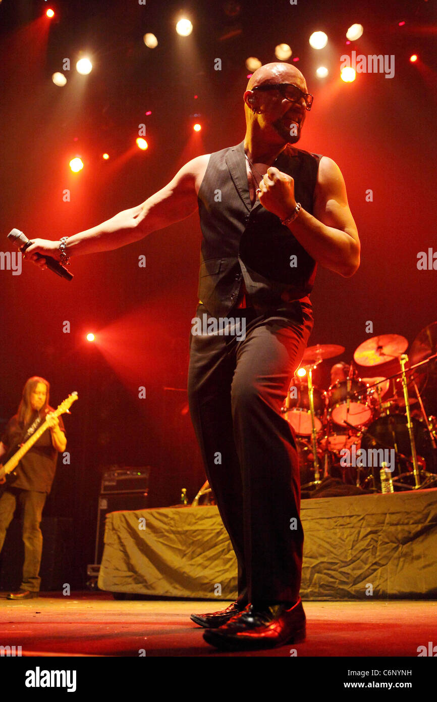 Geoff Tate Queensryche performing live in concert Moscow, Russia 07.07.10 Stock Photo Alamy