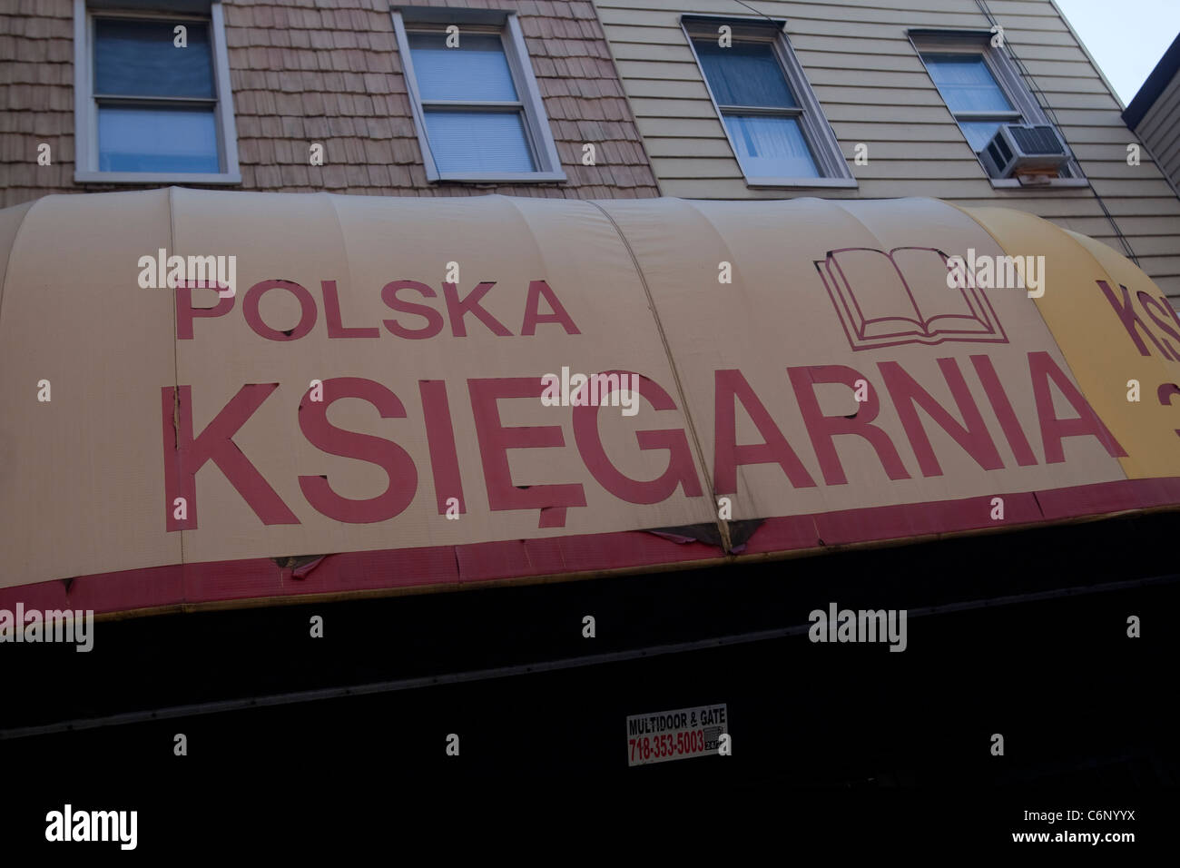 A Polish store is pictured in the Greenpoint neighborhood of New York City borough of Brooklyn