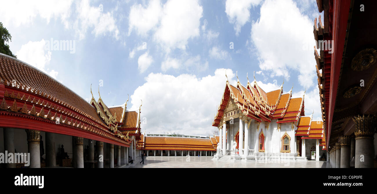 Wat Benchamabophit , The marble temple , Bangkok Stock Photo - Alamy