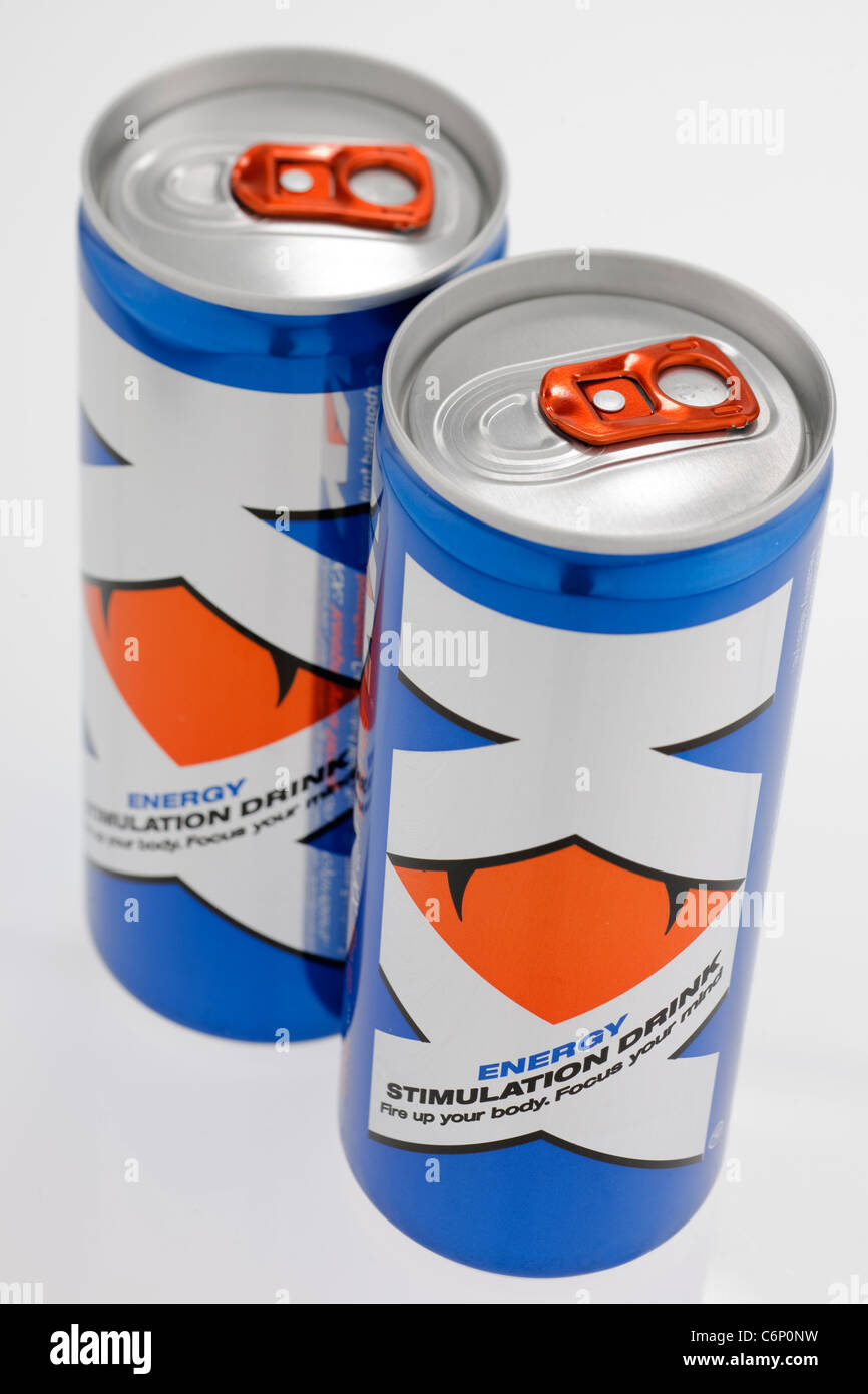 energy drinks cans