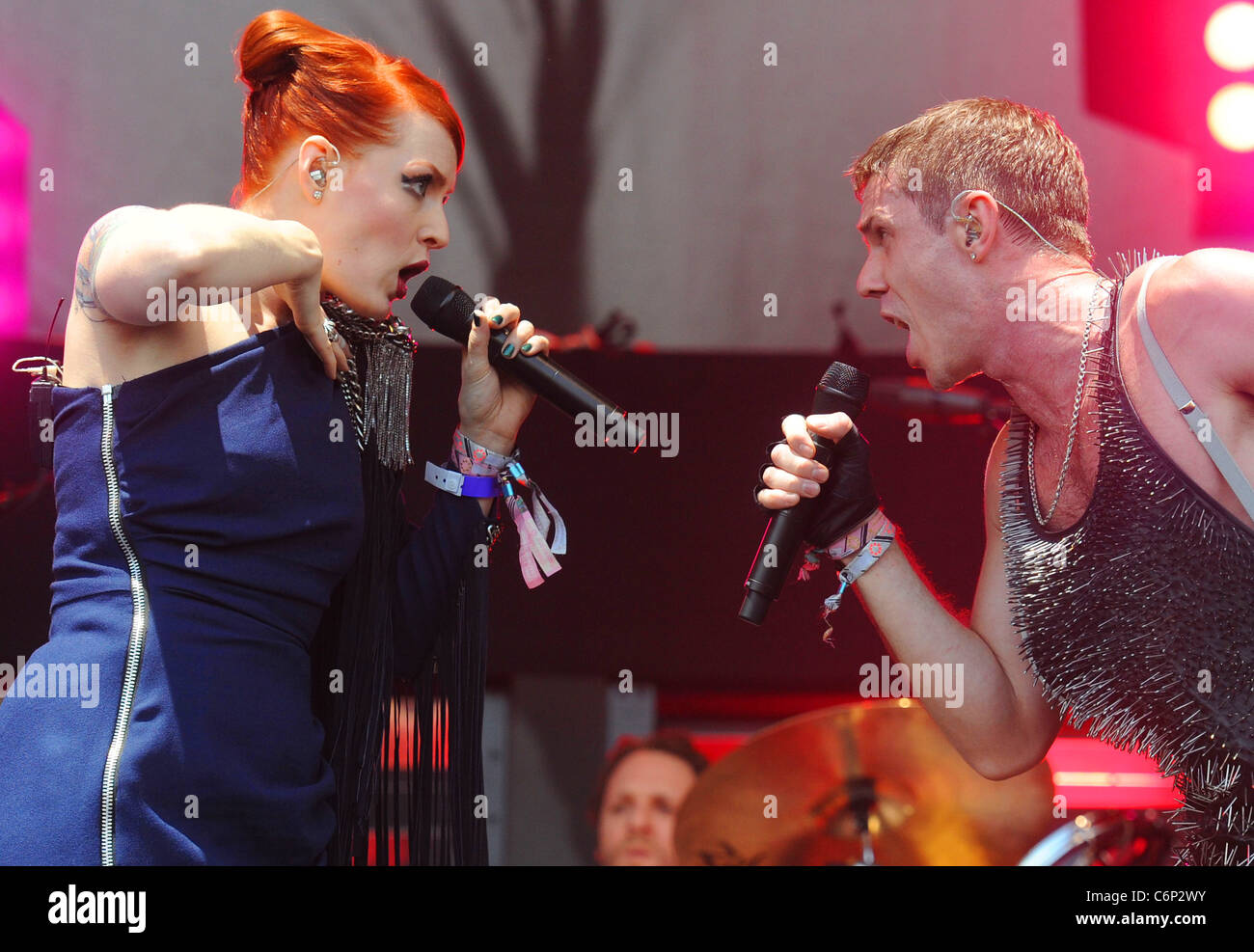 Jake Shears and Anna Matronic of the Scissor Sisters The 2010