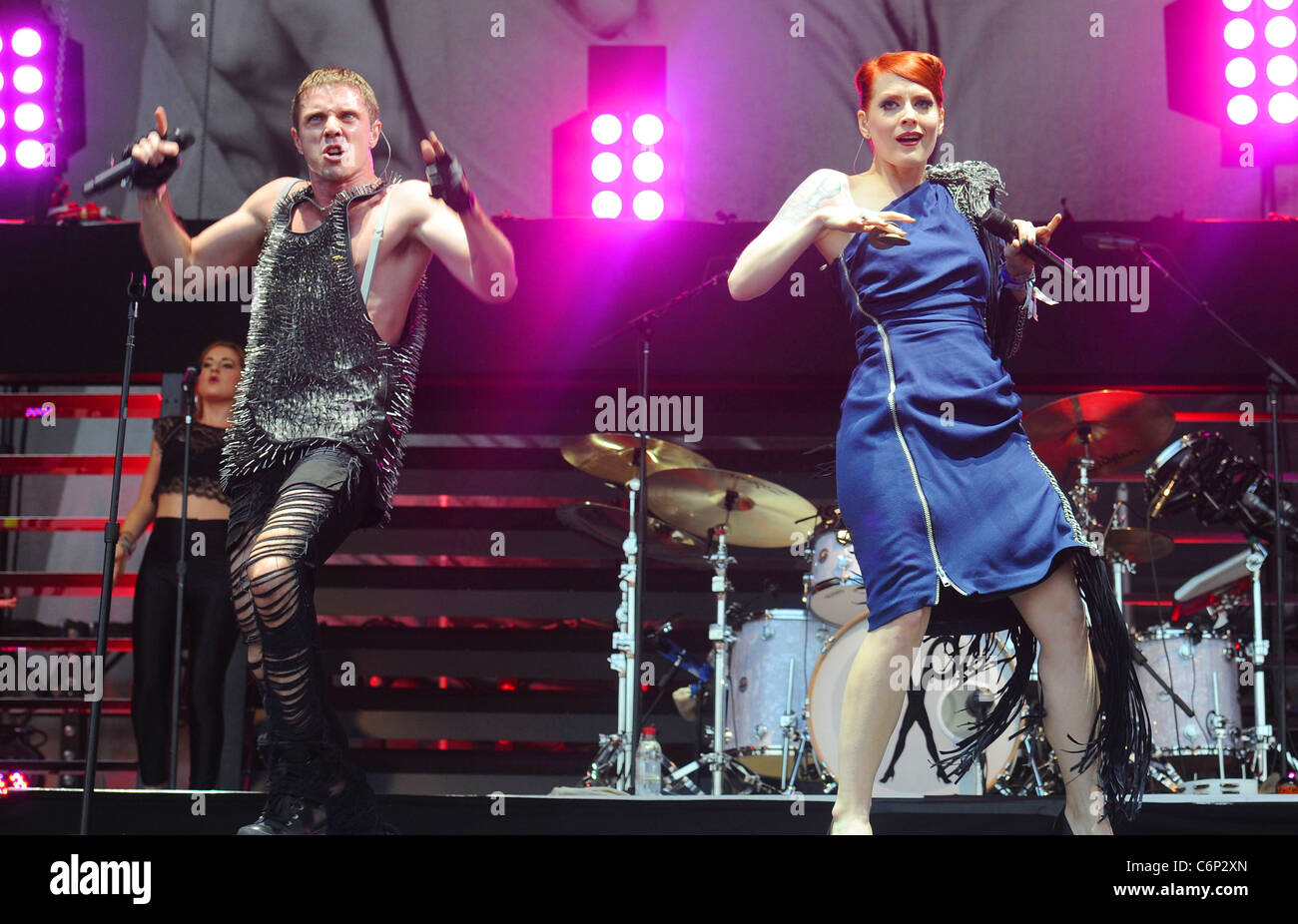 Jake Shears and Anna Matronic of the Scissor Sisters The 2010