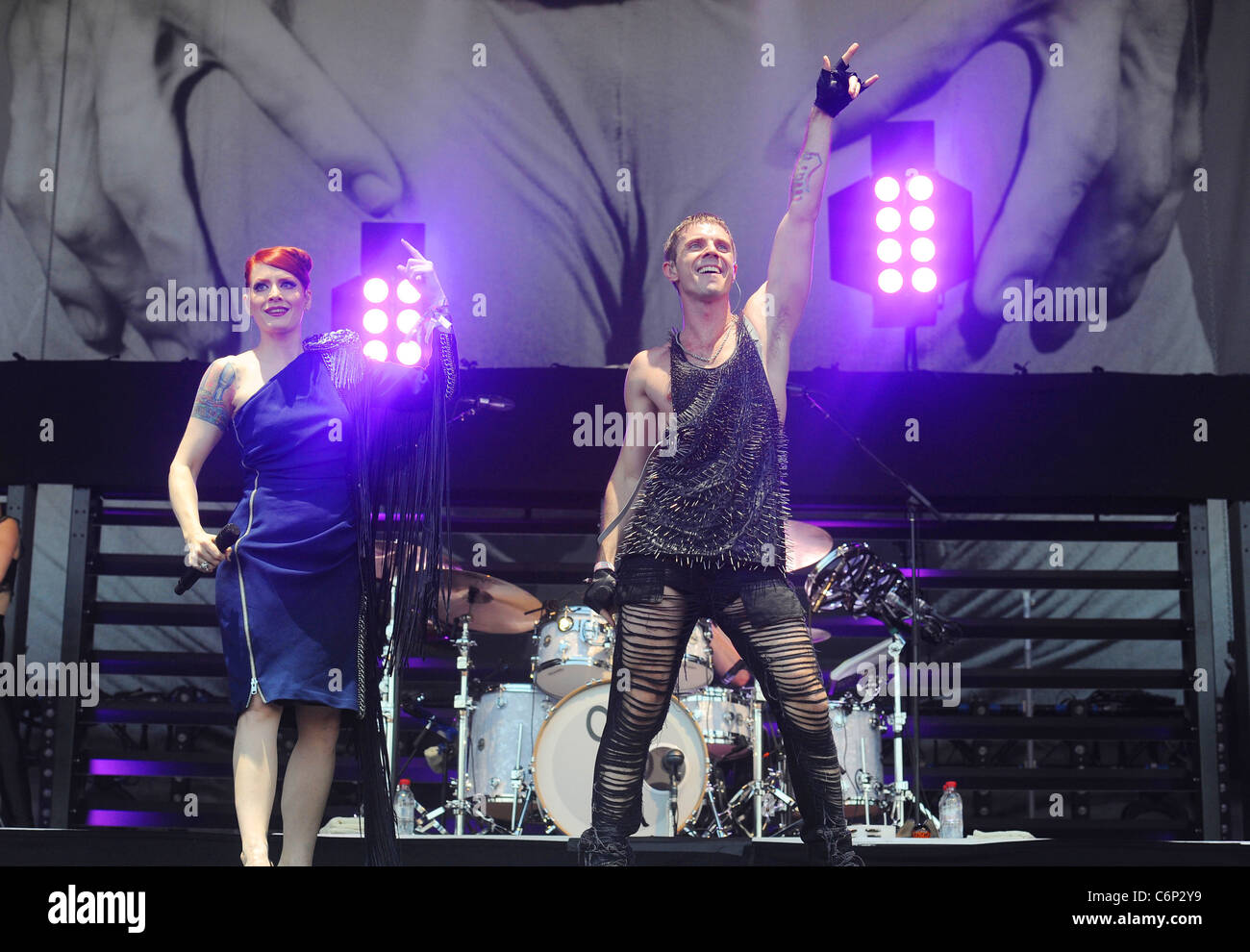 Jake Shears and Anna Matronic of the Scissor Sisters The 2010