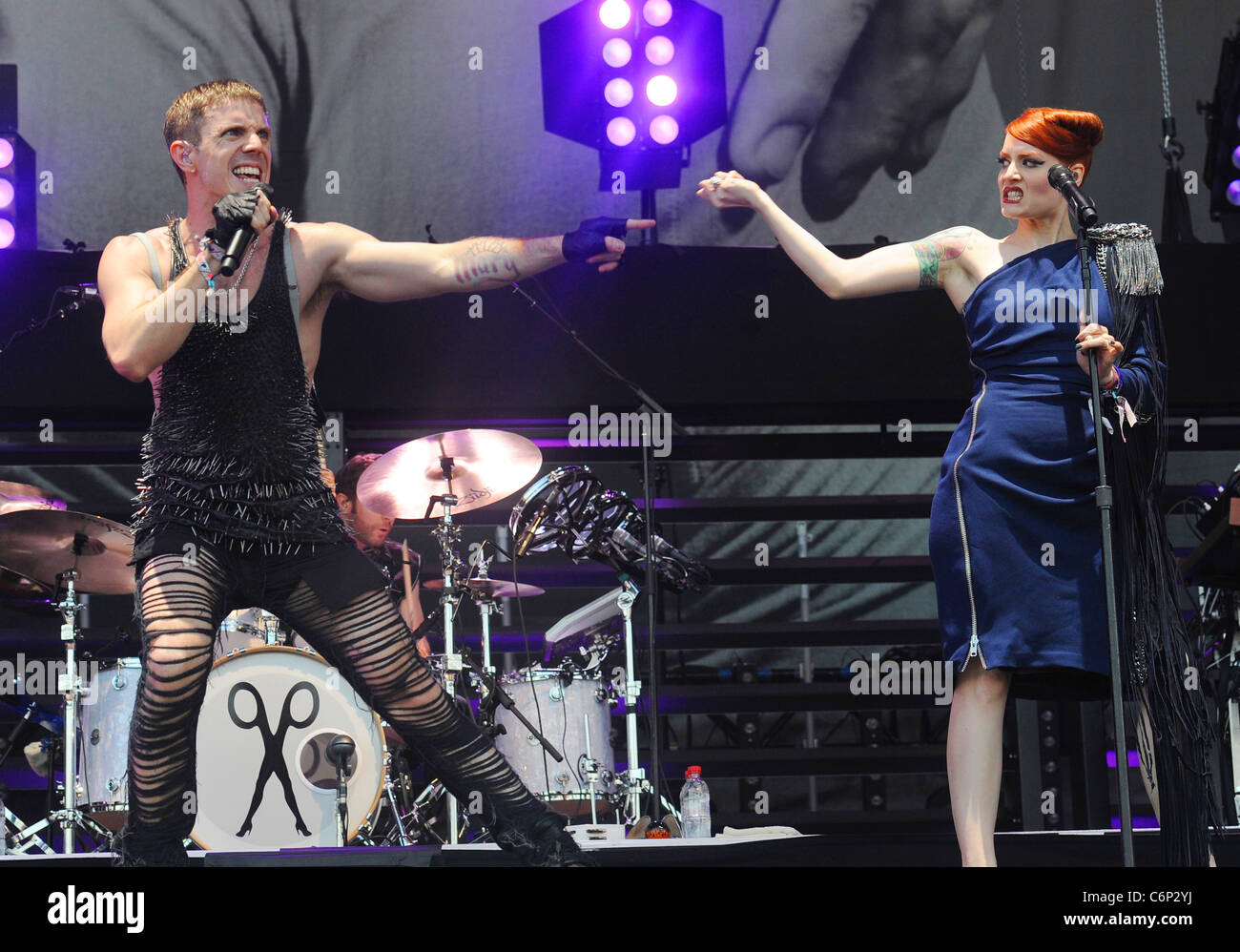 Jake Shears and Anna Matronic of the Scissor Sisters The 2010