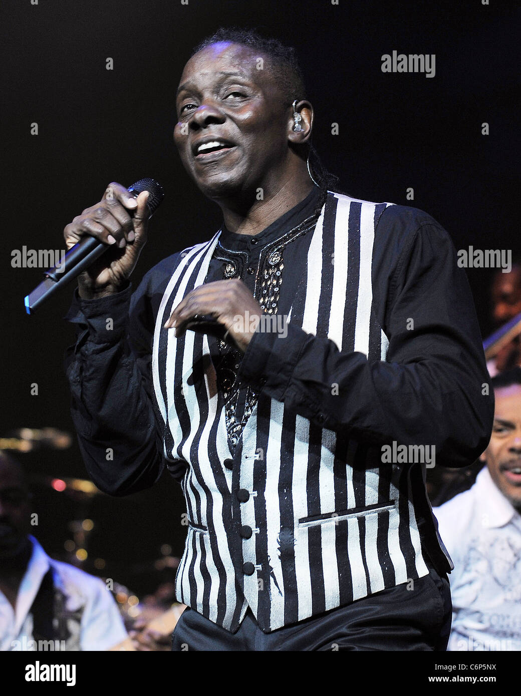 Maurice White of Earth,Wind and Fire perform at the Seminole Hard Rock Hotel and Casino Hard