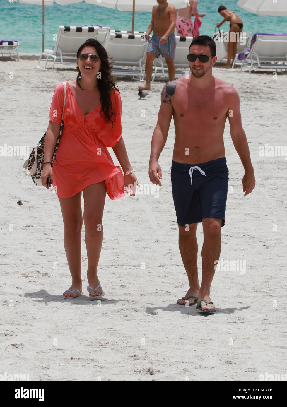 Katia Ancelotti with her Boyfriend The daughter of Chelsea football club manager, Carlo