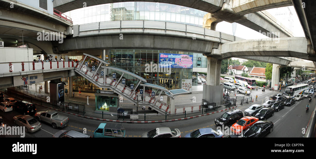 Siam Station Bts Railway Near Siam Paragon Shopping Mall Bangkok Siam Station Bts Railway Near Siam Paragon Shopping Mall Bangkok
