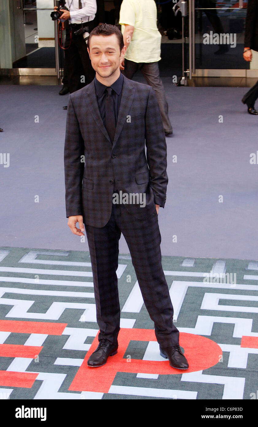 Joseph Gordon The premiere of Inception at the Odeon cinema - Arrivals