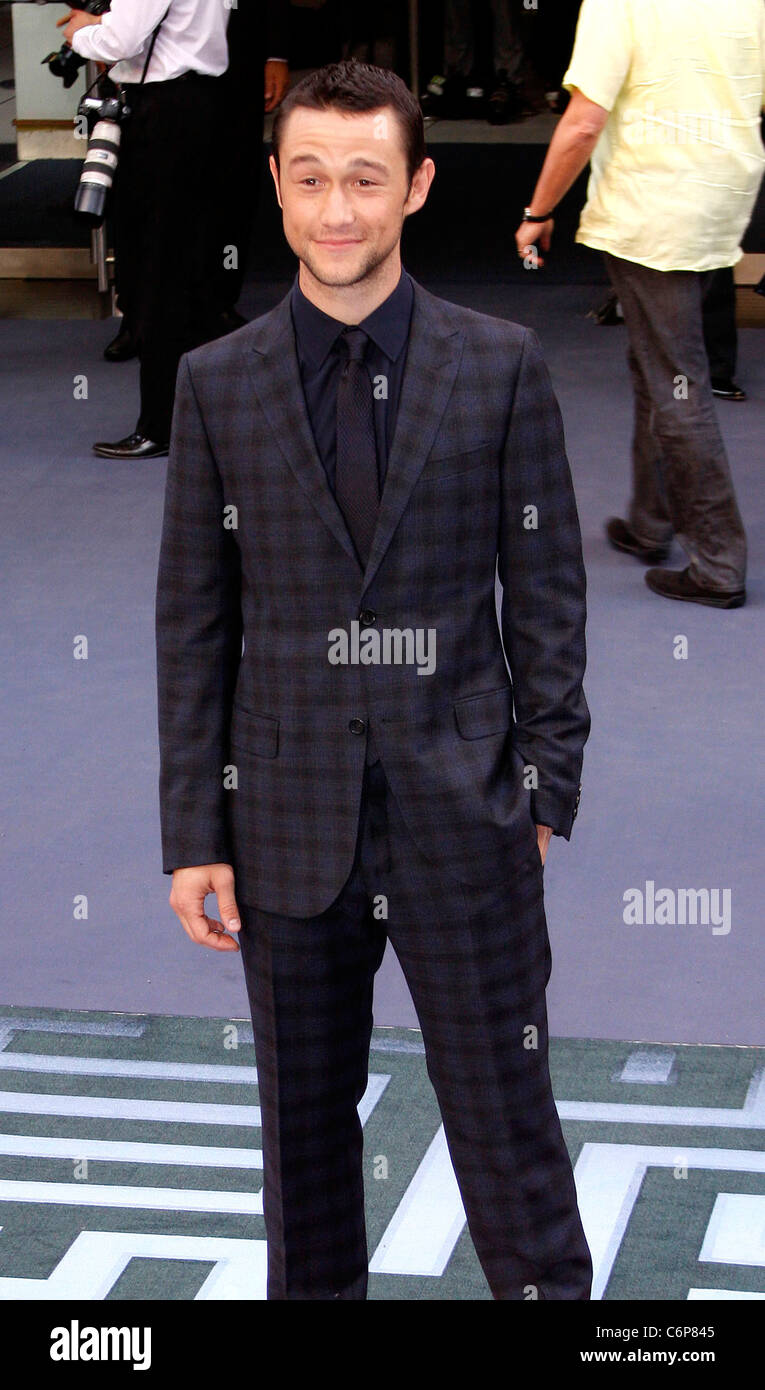 Joseph Gordon The premiere of Inception at the Odeon cinema - Arrivals